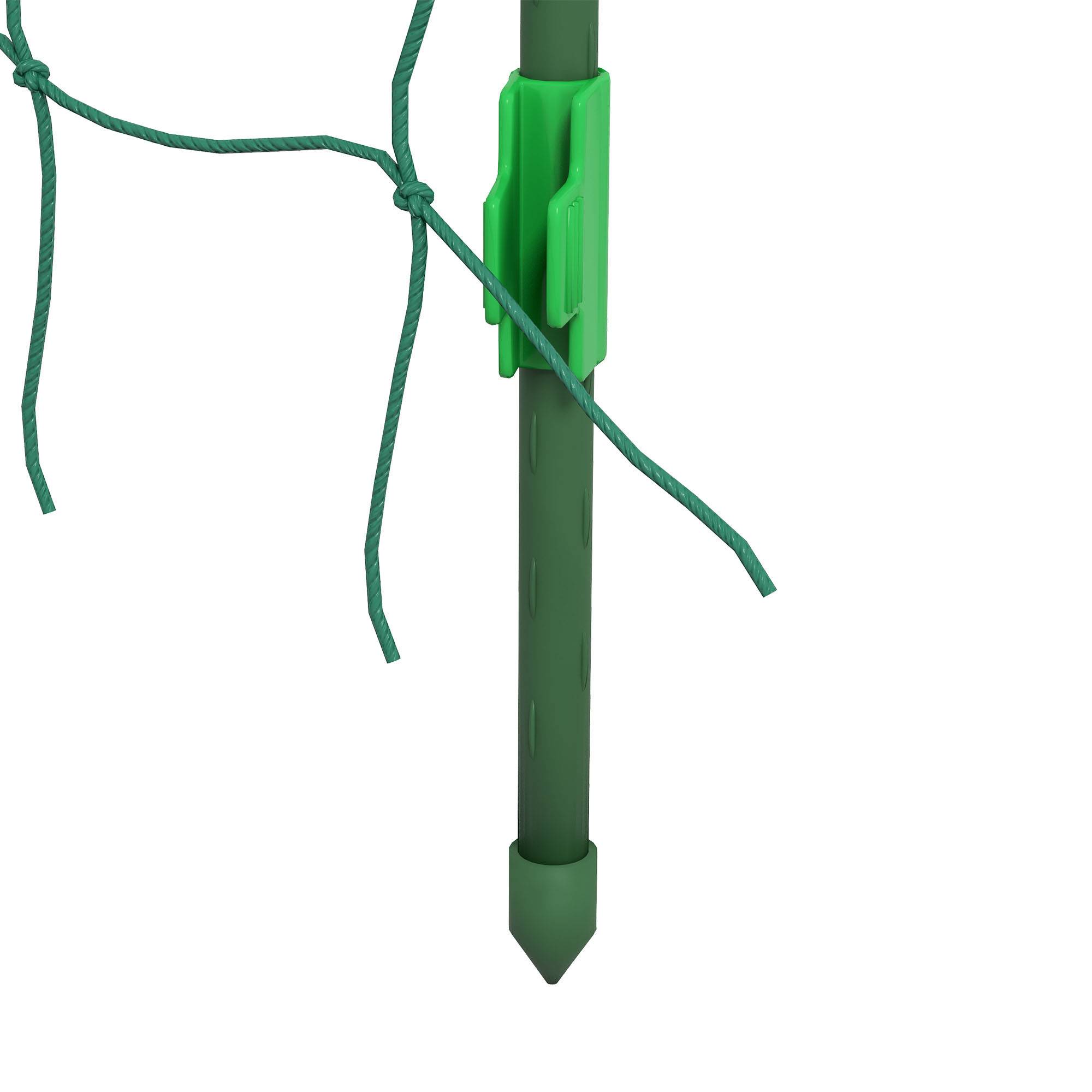 ComfortXL - Arche treillis de jardin acier vert 206 cm pour concombres et plantes grimpantes - ComfortXL Outdoor Living - Image 10