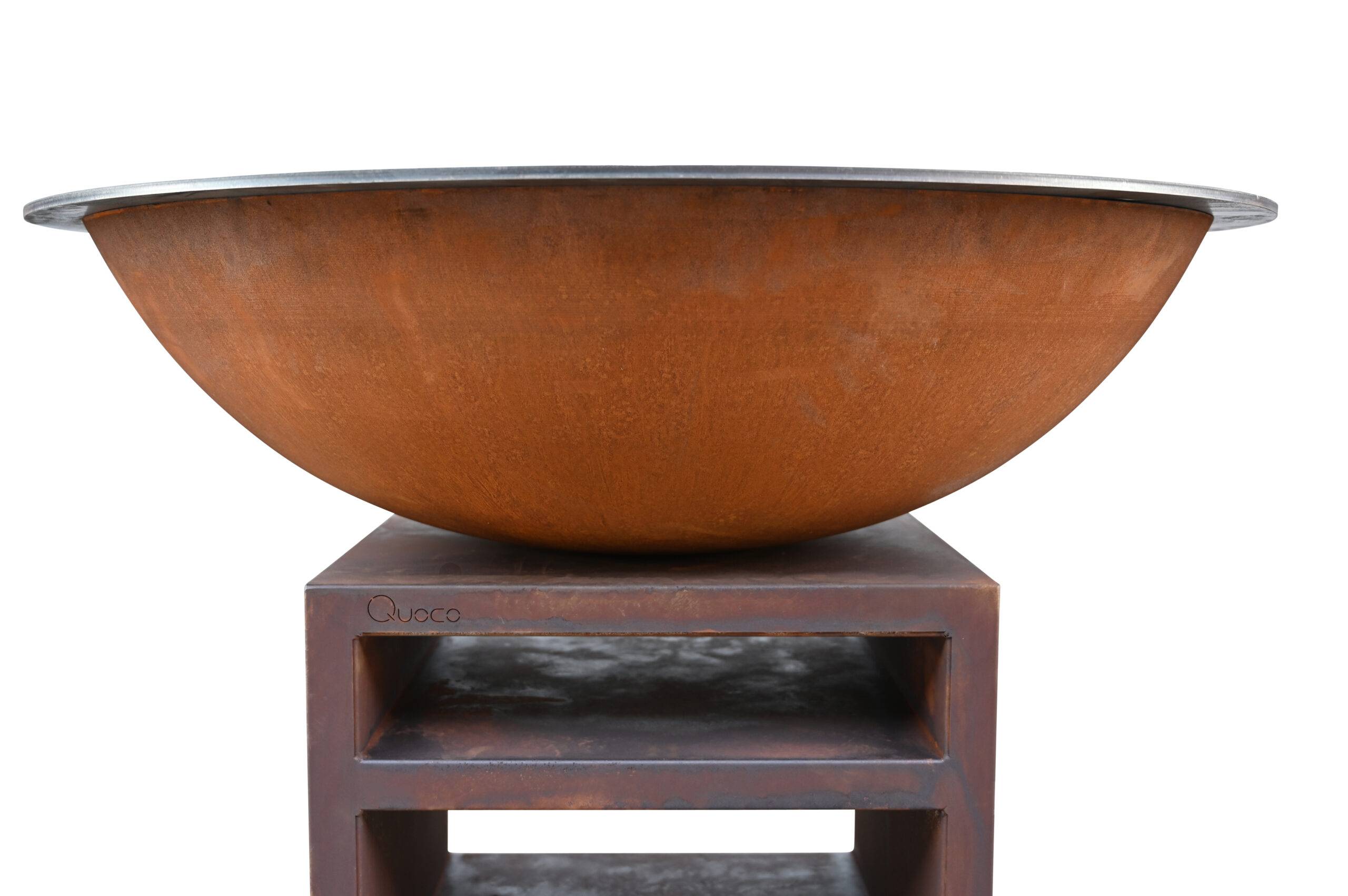 Brasero Piatto Extra Large Corten diam130 - Quoco - Image 4