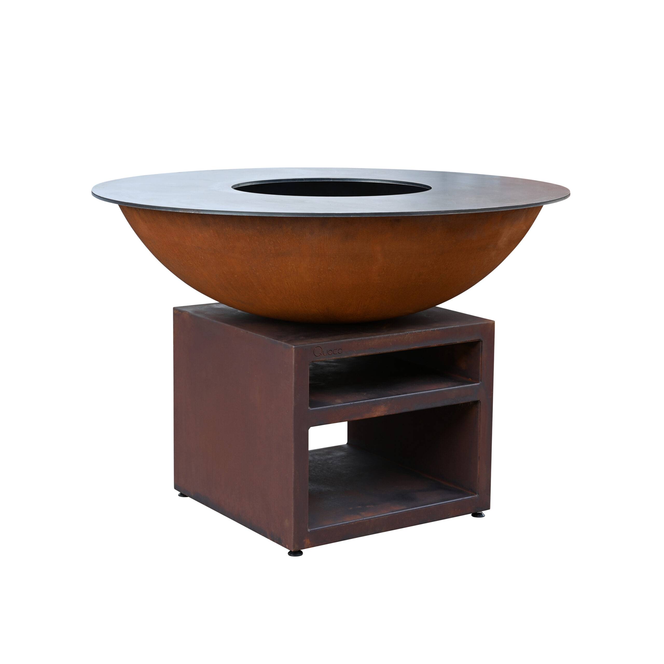 Brasero Piatto Extra Large Corten diam130 - Quoco - Image 2