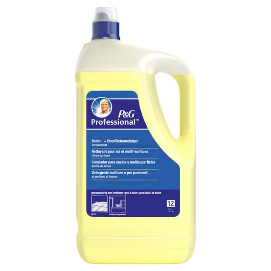 Nettoyant sol et surface citron - Lot de 4 Colis de 2 bidons de 5L - Procter & Gamble France