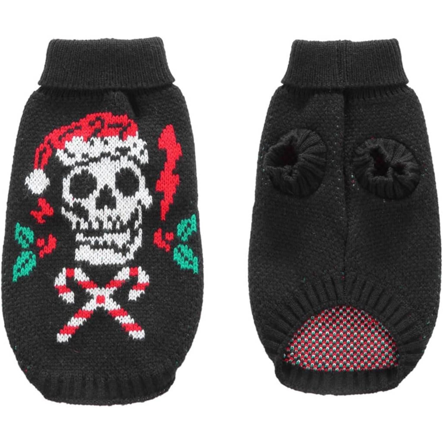 DtopbuyAge - Pull Halloween tête mort chien/chat M DtopbuyAge - Image 3