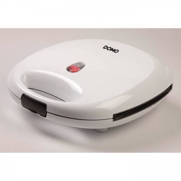 Appareil - Machine a Croque Monsieur DOMO Appareil a  1200 W Blanc DO9046C - Image 2