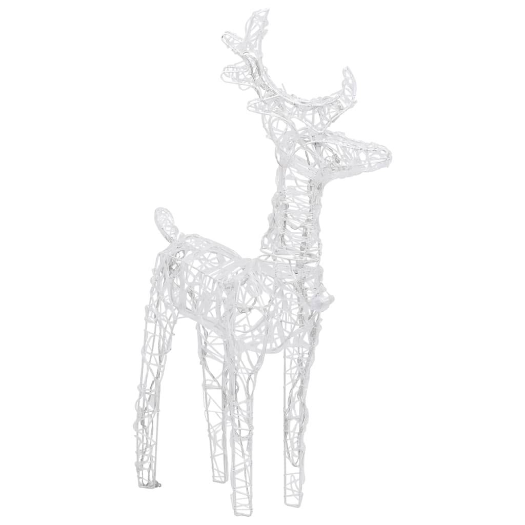 Décoration de Noël - décoration lumineuse de Noël Rennes et traîneau 320 LED Acrylique - Image 6