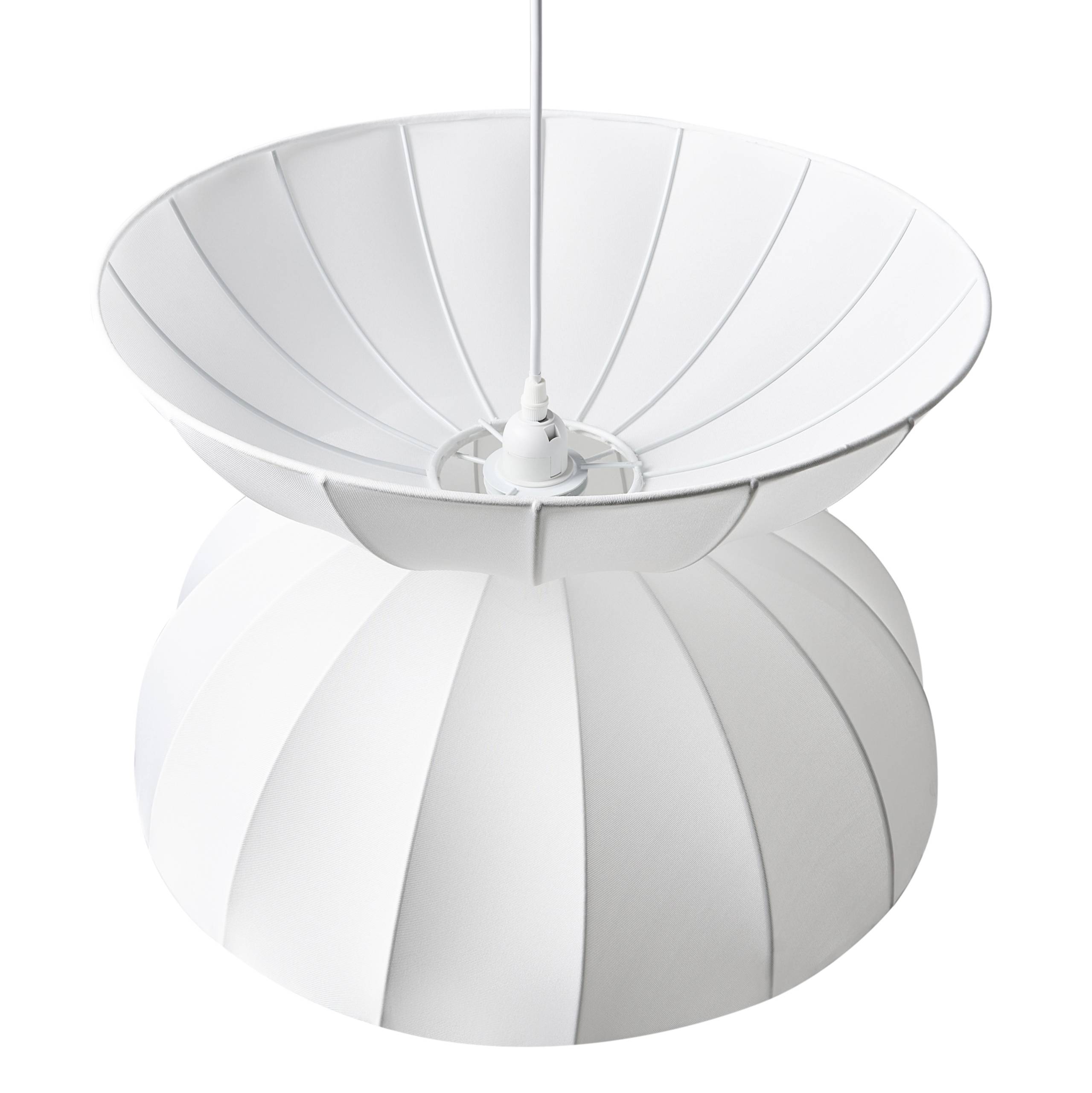 Beliani - Lampe suspension Viscose Blanc DEBONS - Beliani - Image 5