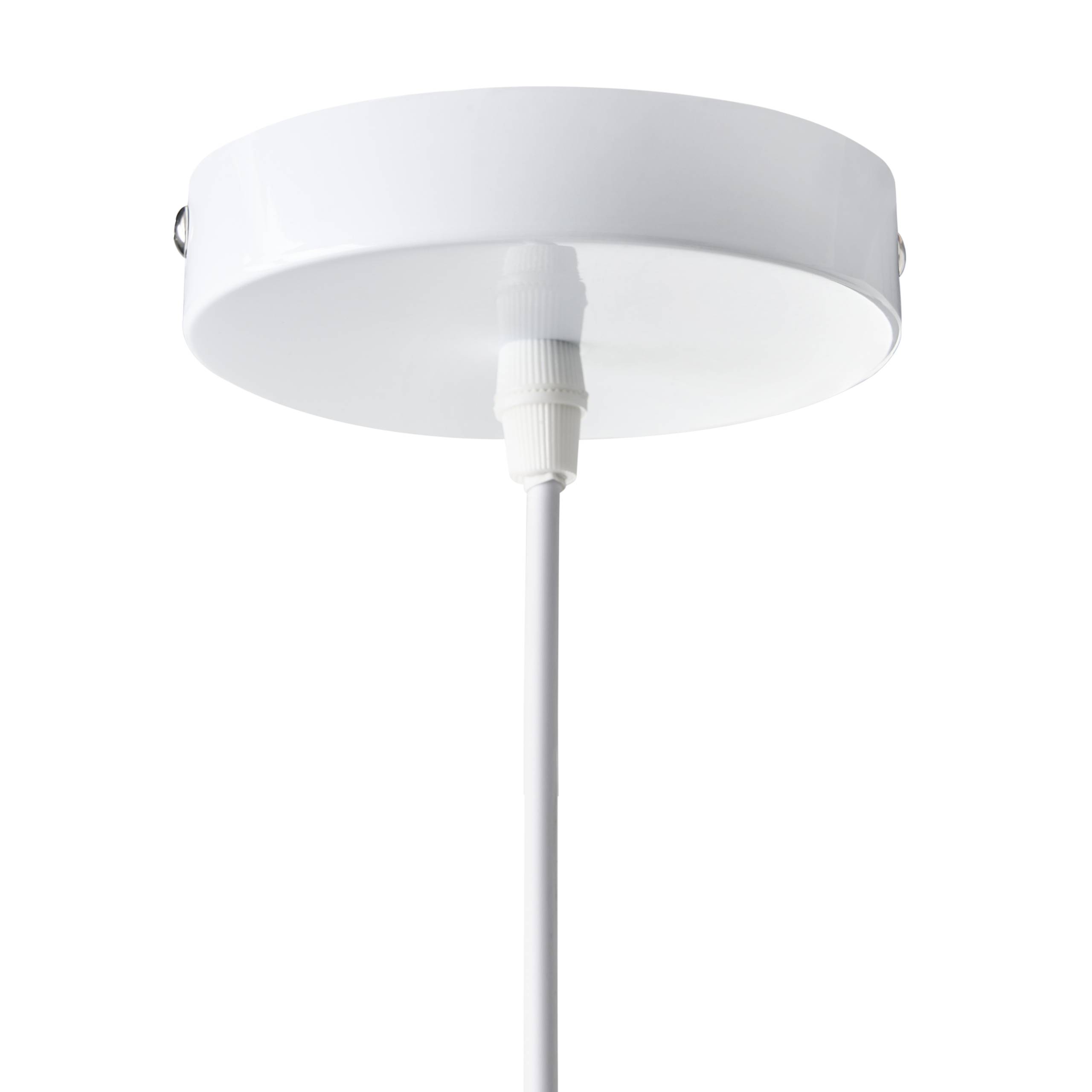 Beliani - Lampe suspension Viscose Blanc DEBONS - Beliani - Image 8