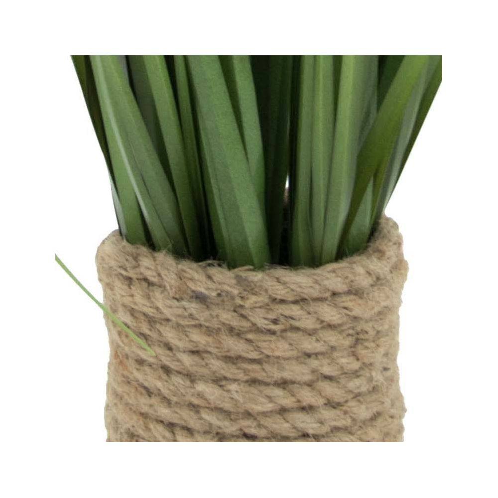 Jardindeco - Graminées artificielles pot en corde hauteur 65 cm - Image 4
