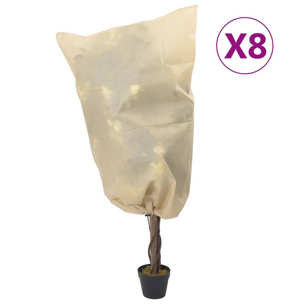 Vidaxl - Housses de protection pour plantes avec cordon de serrage 8 pcs vidaXL 3203525 - Image 1
