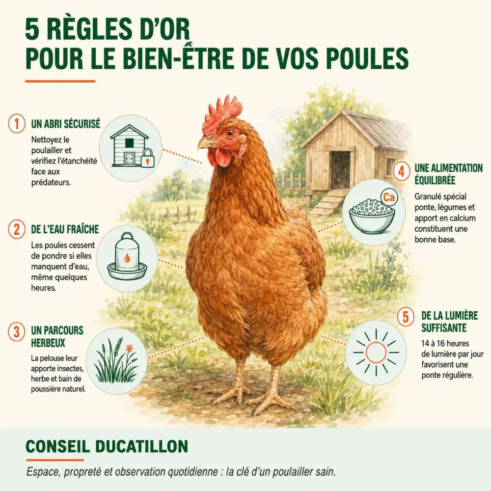 Poulailler surélevé en plastique recyclé, 5 poules standard ou 9 naines - Image 9