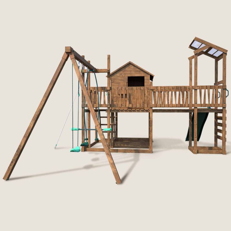 Soulet - Aire de jeux avec cabane et toboggan COTTAGE FUNNY - Image 7