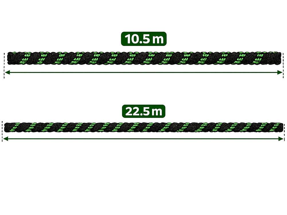 Tuyau d'arrosage flexible et extensible avec pistolet et raccords robustes, 10,5-22,5 m - Image 5