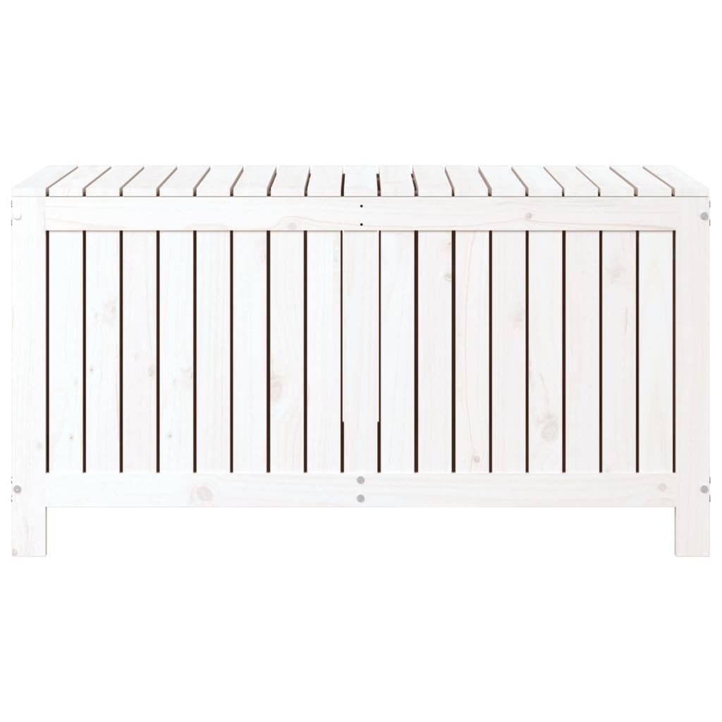Coffre de jardin bois de pin blanc 121 x 55 x 64 cm - PANGIVO - Image 6