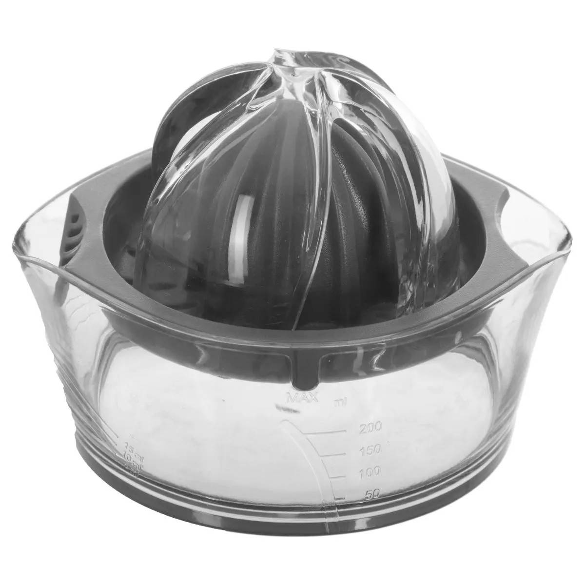 Presse-Agrumes 2-en-1 "Gradué" 13cm Gris