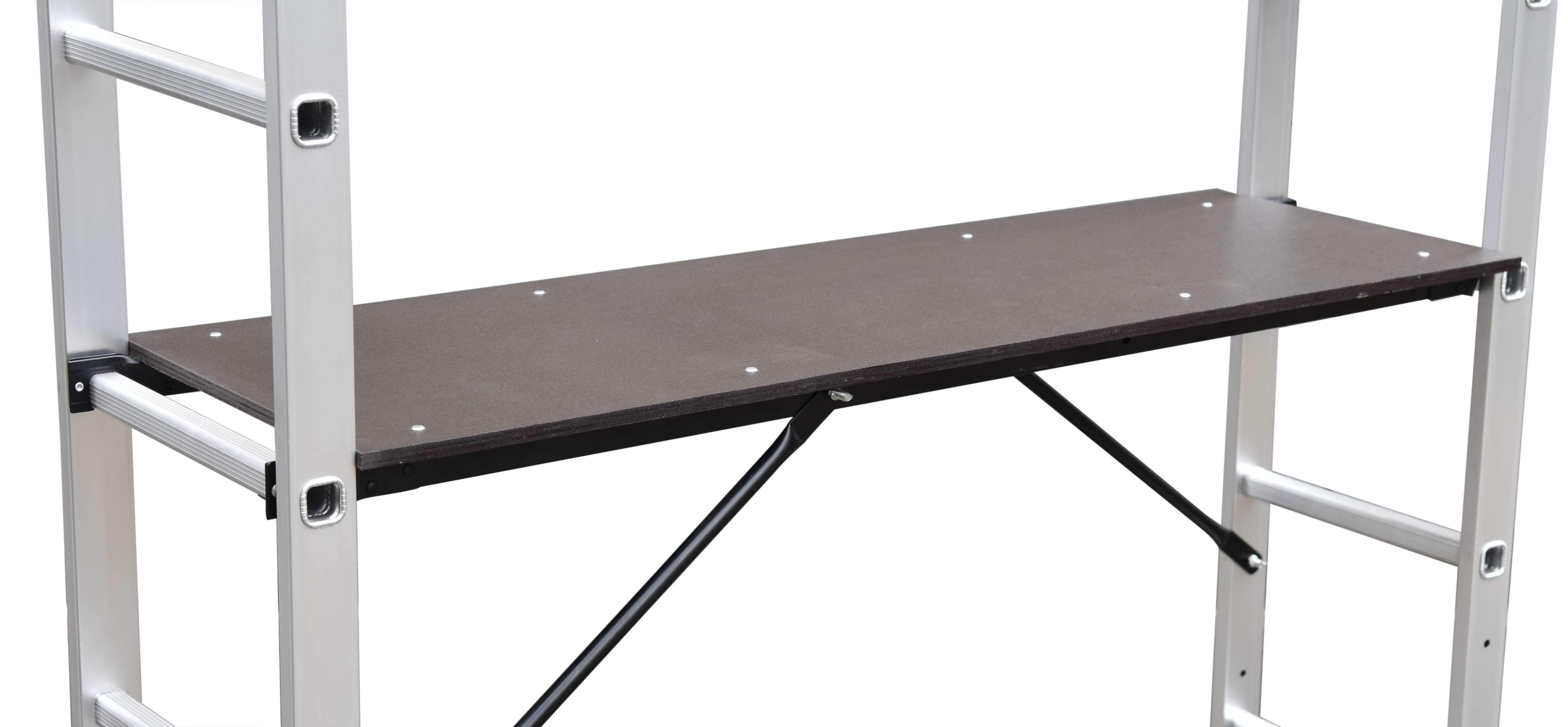 Échafaudage-échelle combiné aluminium multifonction avec plateforme 136x50 cm - ESCALO - Image 7
