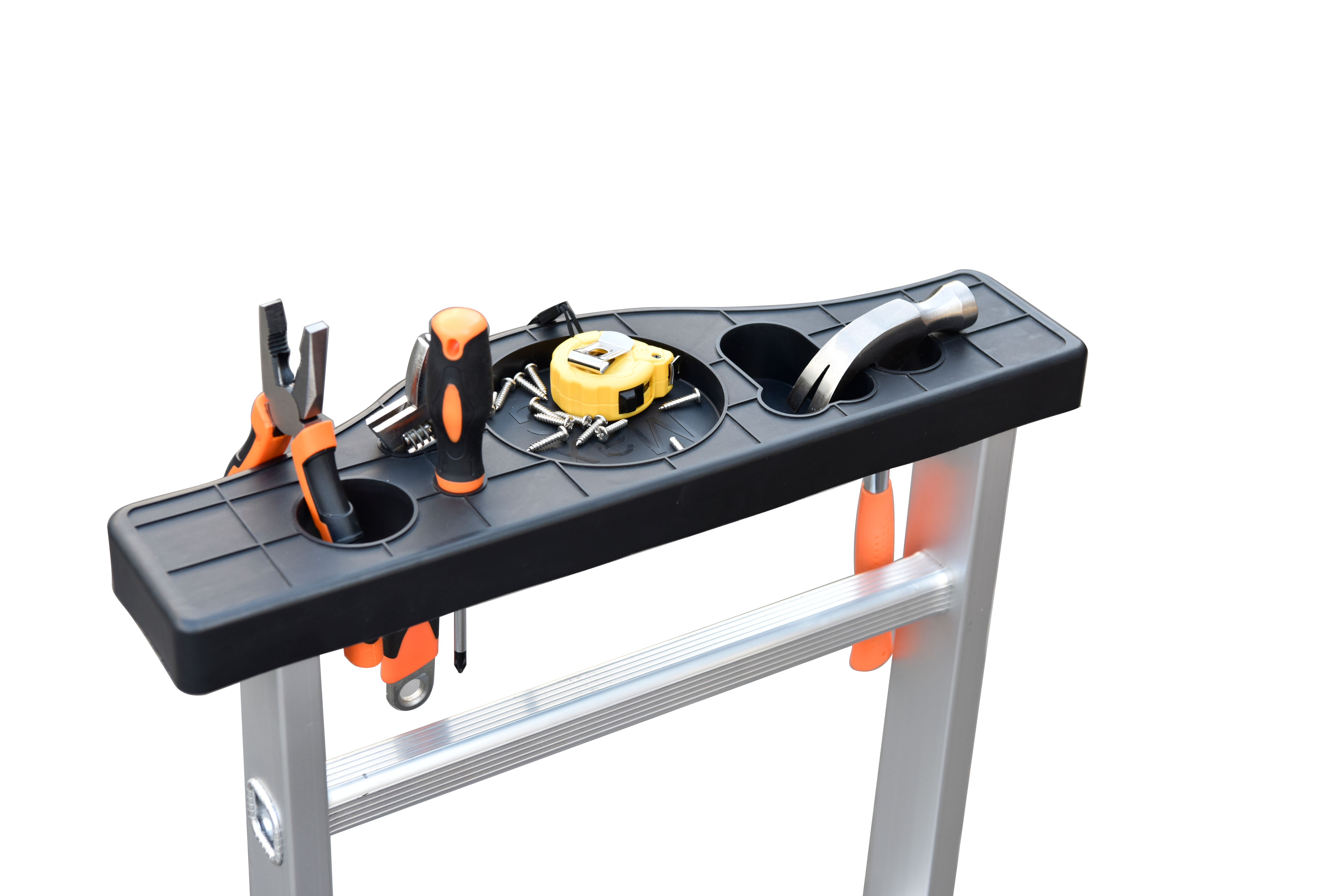 Échafaudage-échelle combiné aluminium multifonction avec plateforme 136x50 cm - ESCALO - Image 10