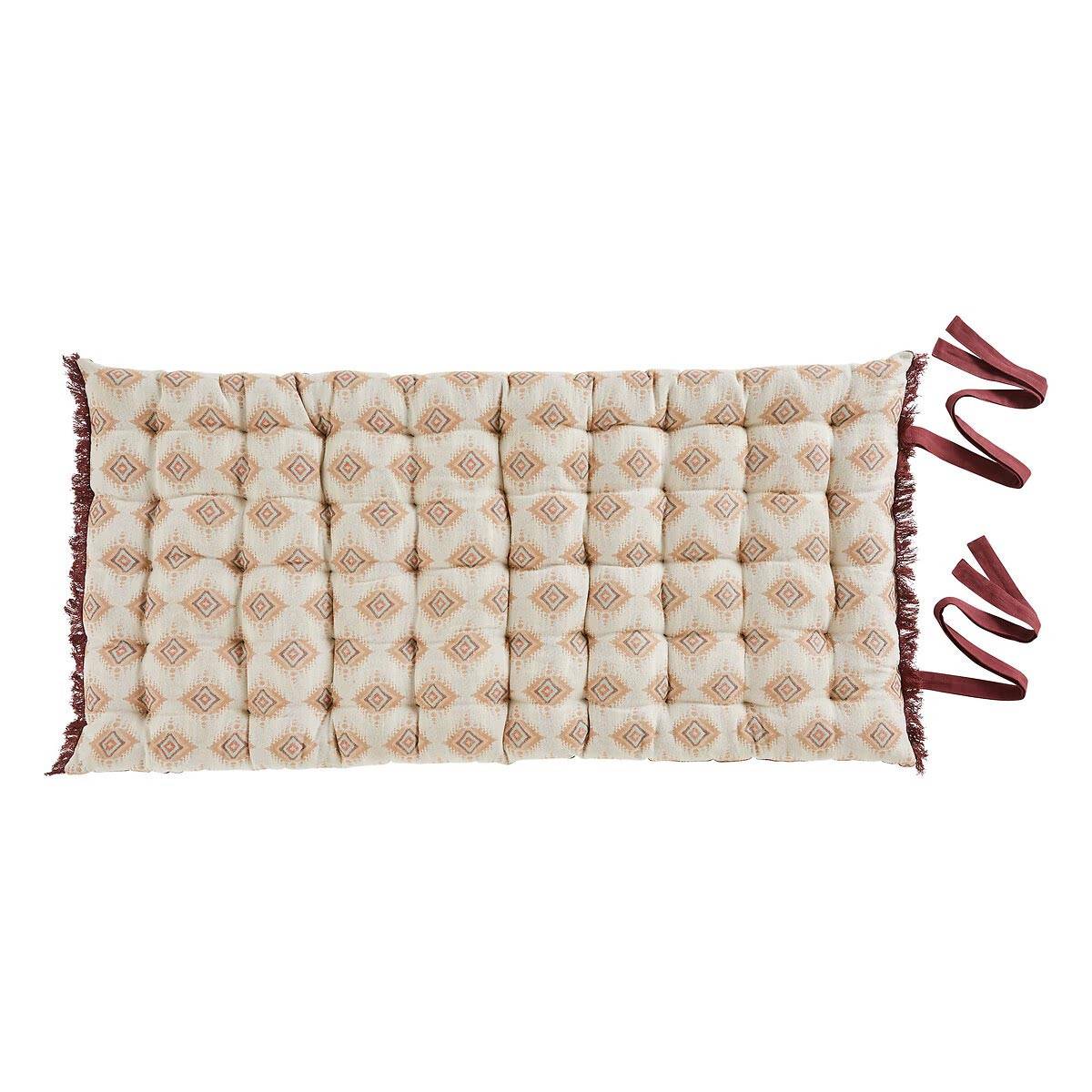 Atmosphera - Matelas de Sol Jacquard "Ikat" 60x120cm Beige Lin - Image 1