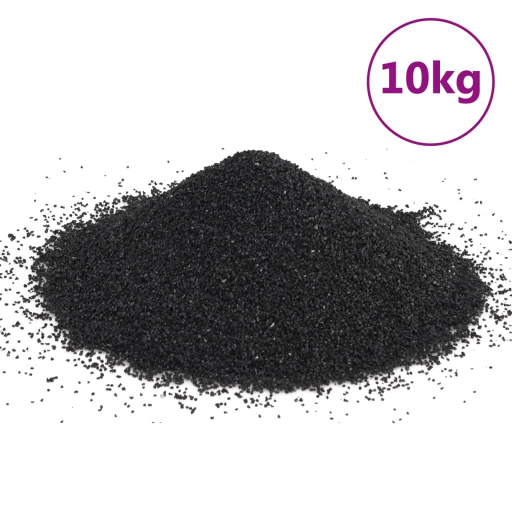 Vidaxl - Sable pour aquarium 10 kg noir 0,2-2 mm vidaXL 155293 - Image 2