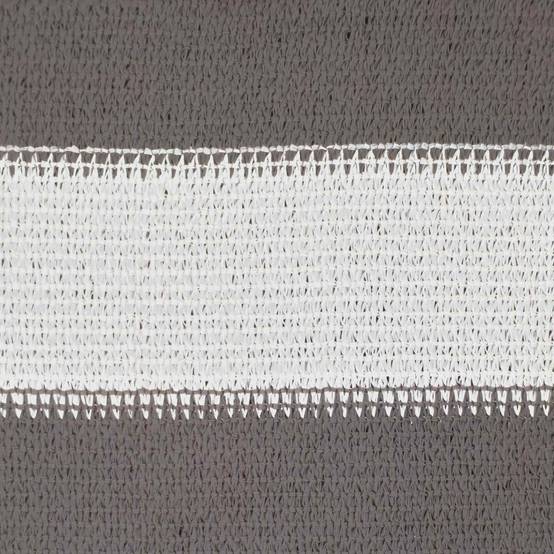 Voile d'ombrage HDPE gris clair et blanc 700 x 600 cm - PANGIVO - Image 6