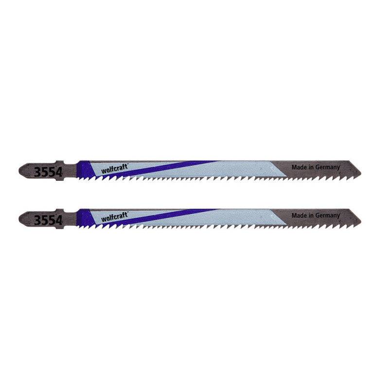 Wolfcraft - Pack de 2 Lames WOLFCRAFT 3554000 pour scie sauteuse L 110 mm Wolfcraft - Image 1