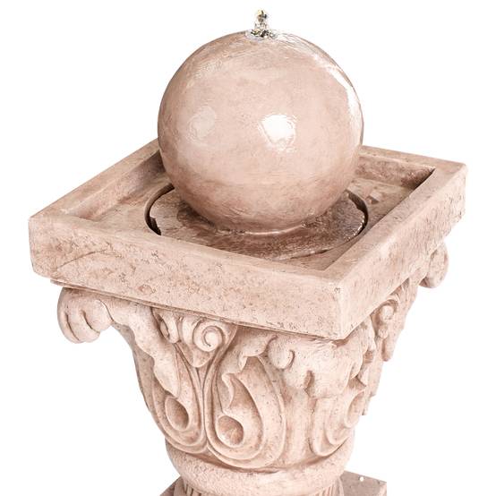 Beliani - Fontaine décorative Résine Beige VELINO - Beliani - Image 7