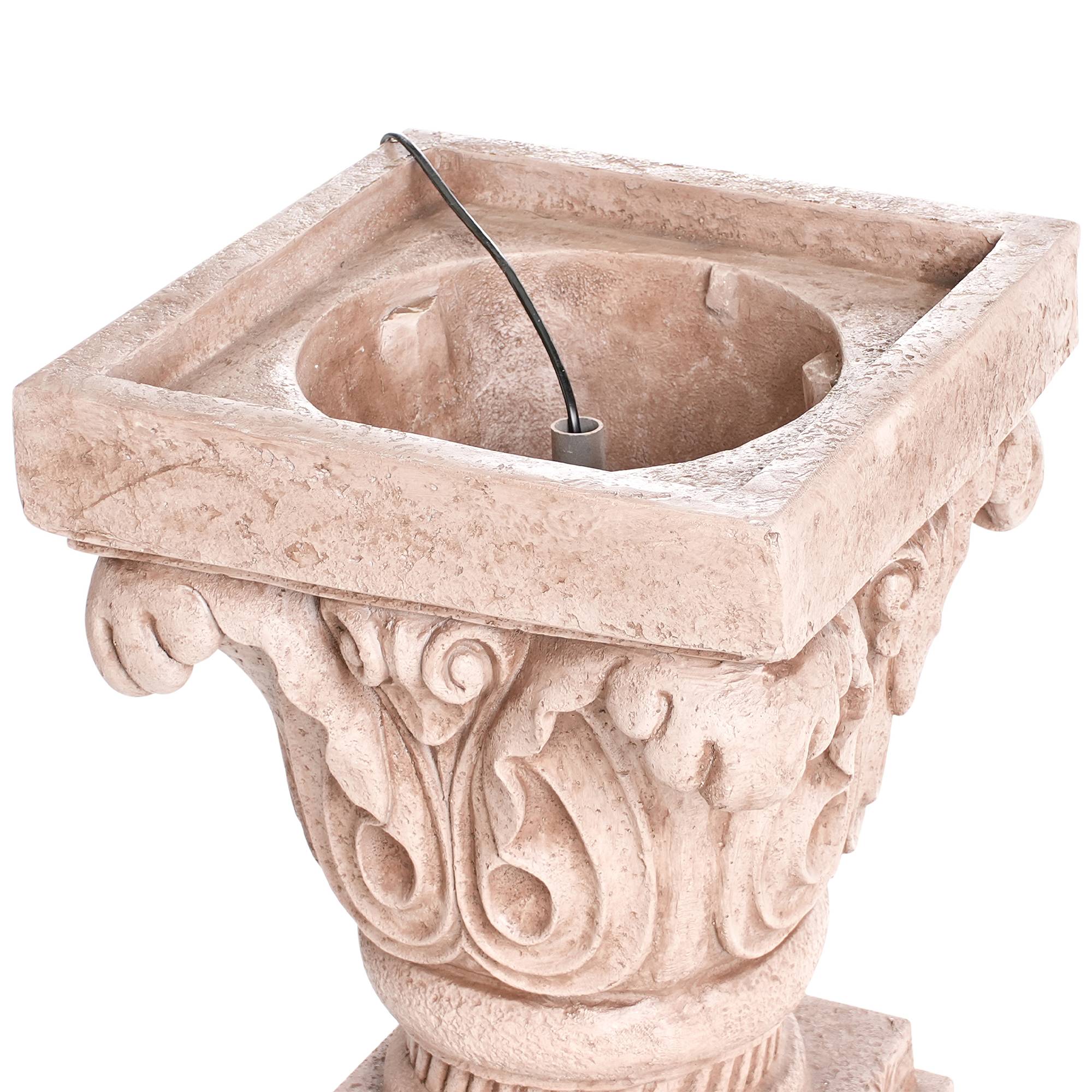 Beliani - Fontaine décorative Résine Beige VELINO - Beliani - Image 9