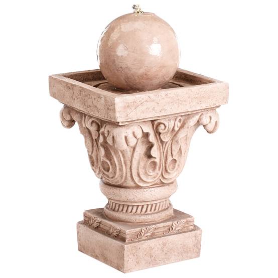 Fontaine décorative Résine Beige VELINO - Beliani - Image 4