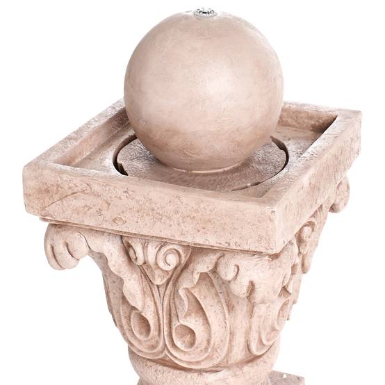 Beliani - Fontaine décorative Résine Beige VELINO - Beliani - Image 8