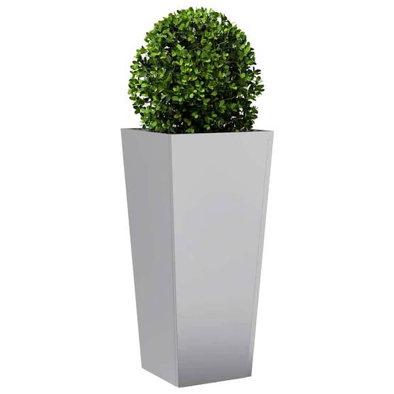 Jardinière acier galvanisé 35 x 35 x 75 cm - PANGIVO - Image 3
