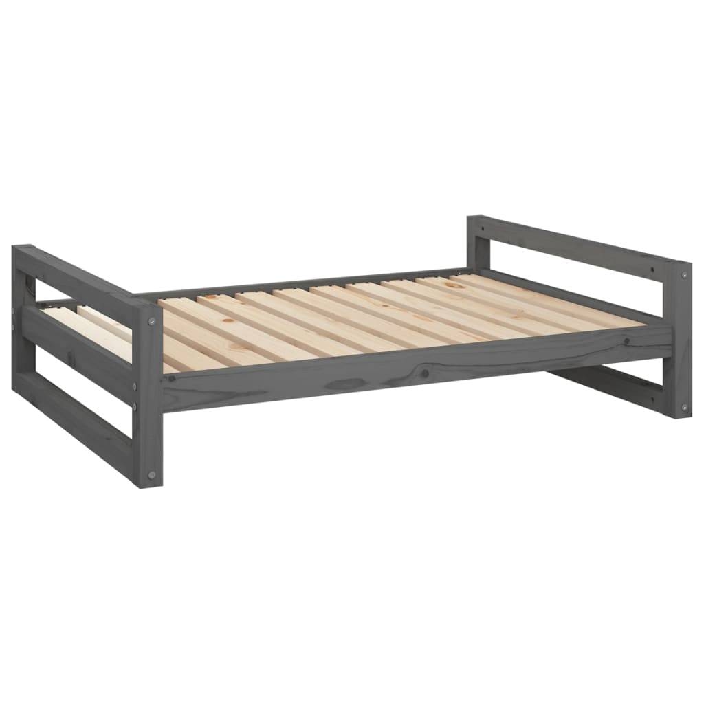 Vidaxl - Lit pour chien Gris 105,5x75,5x28 cm Bois de pin solide vidaXL 821489 - Image 2