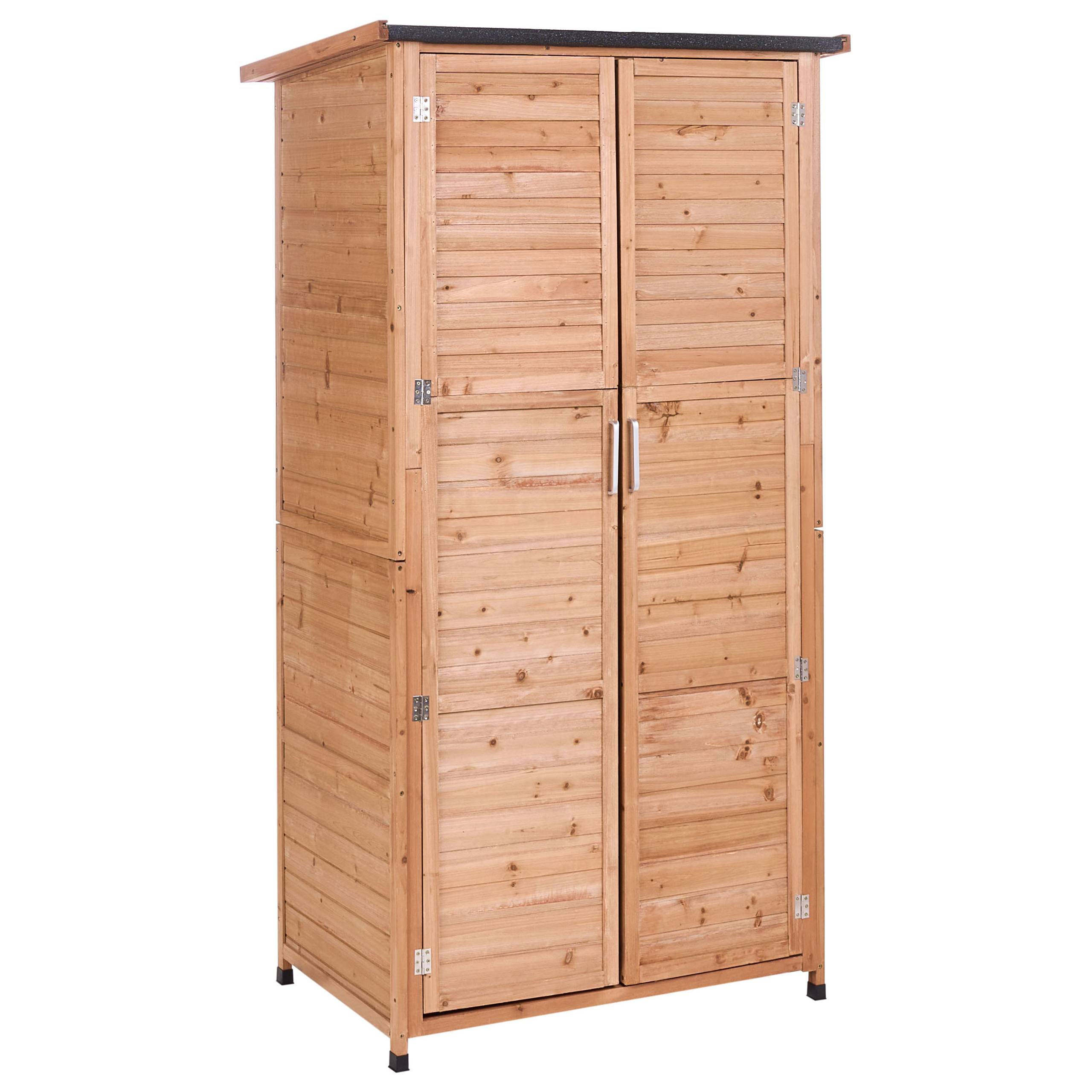 Beliani - Abri de jardin Bois de sapin Marron clair ARSEGO - 96x67x183- Beliani - Image 2