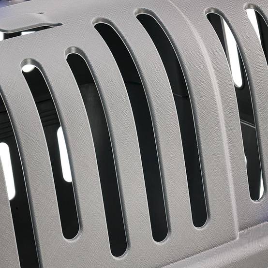 Ferplast - Ferplast Caisse de Transport Chat, Cage de Transport pour Chiens Petits et Chats jusqu'à 8 Kg, Porte Transparente Antichoc, Fentes d'aération, 37 x 57 - Image 7