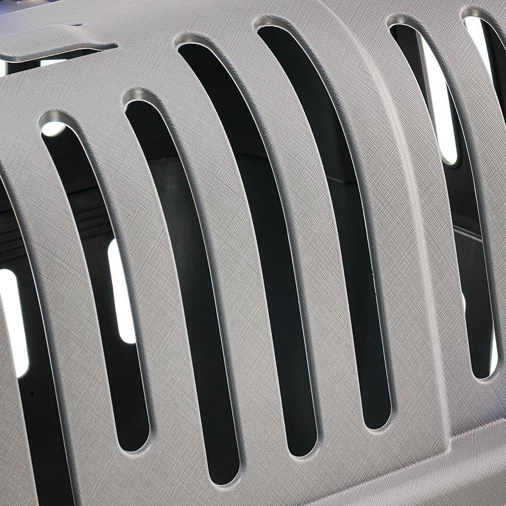 Ferplast - Ferplast Caisse de Transport Chat, Cage de Transport pour Chiens Petits et Chats jusqu'à 8 Kg, Porte Transparente Antichoc, Fentes d'aération, 37 x 57 - Image 7