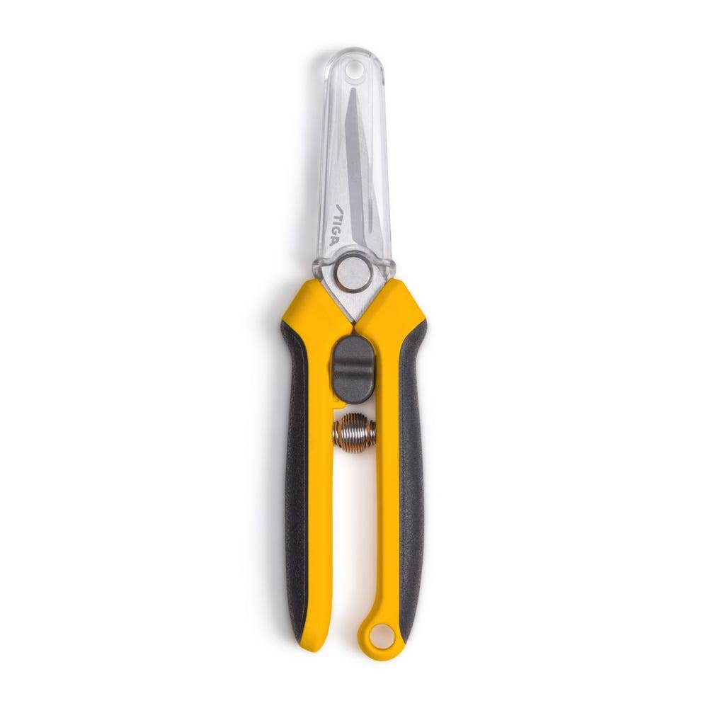 Stiga - Ciseaux de récolte ST1, Lame inox double tranchant 163 mm, poignée ergonomique à ressort pour fleurs et plantes délicates - STIGA - Image 1