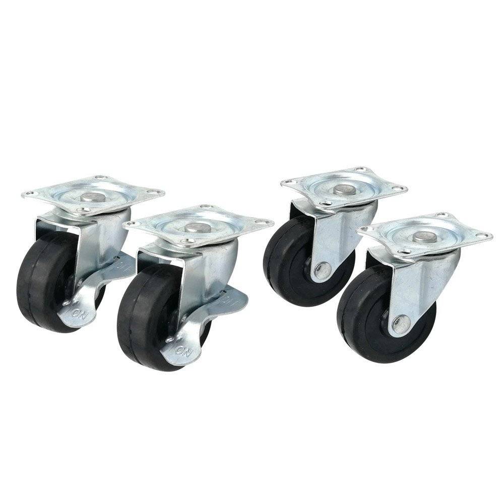 Roulettes pivotantes 50 mm - Lot de 4 - Image 1