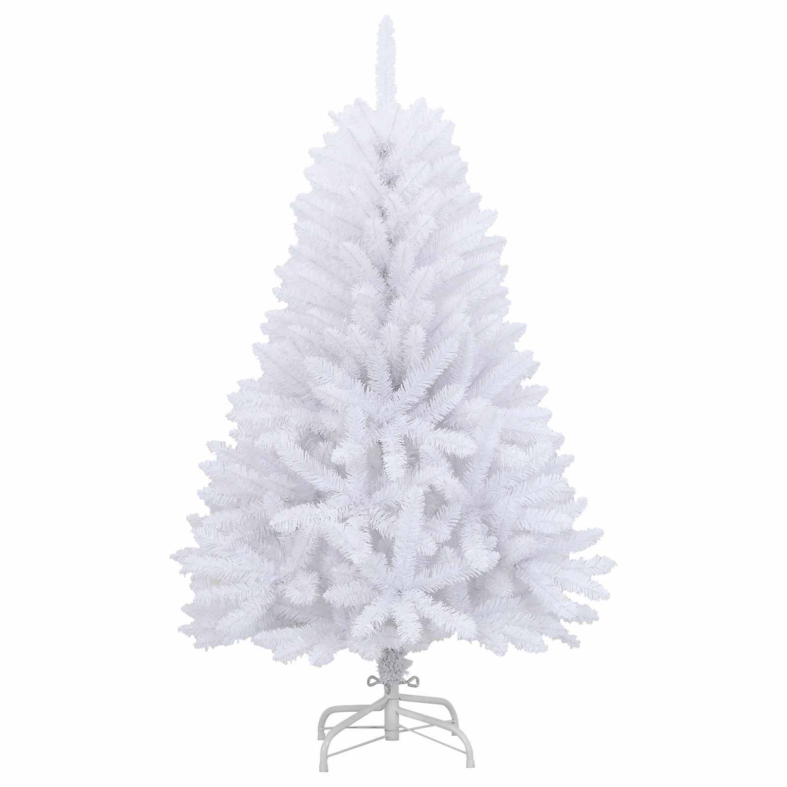 Sapin de Noël | Arbre de Noël Artificiel à Branches Articulées Blanc 120 cm Maison Chic - Image 5