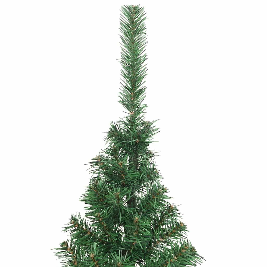 Sapin de Noël | Arbre de Noël artificiel pré-éclairé Vert 210 cm PVC Maison Chic - Image 8