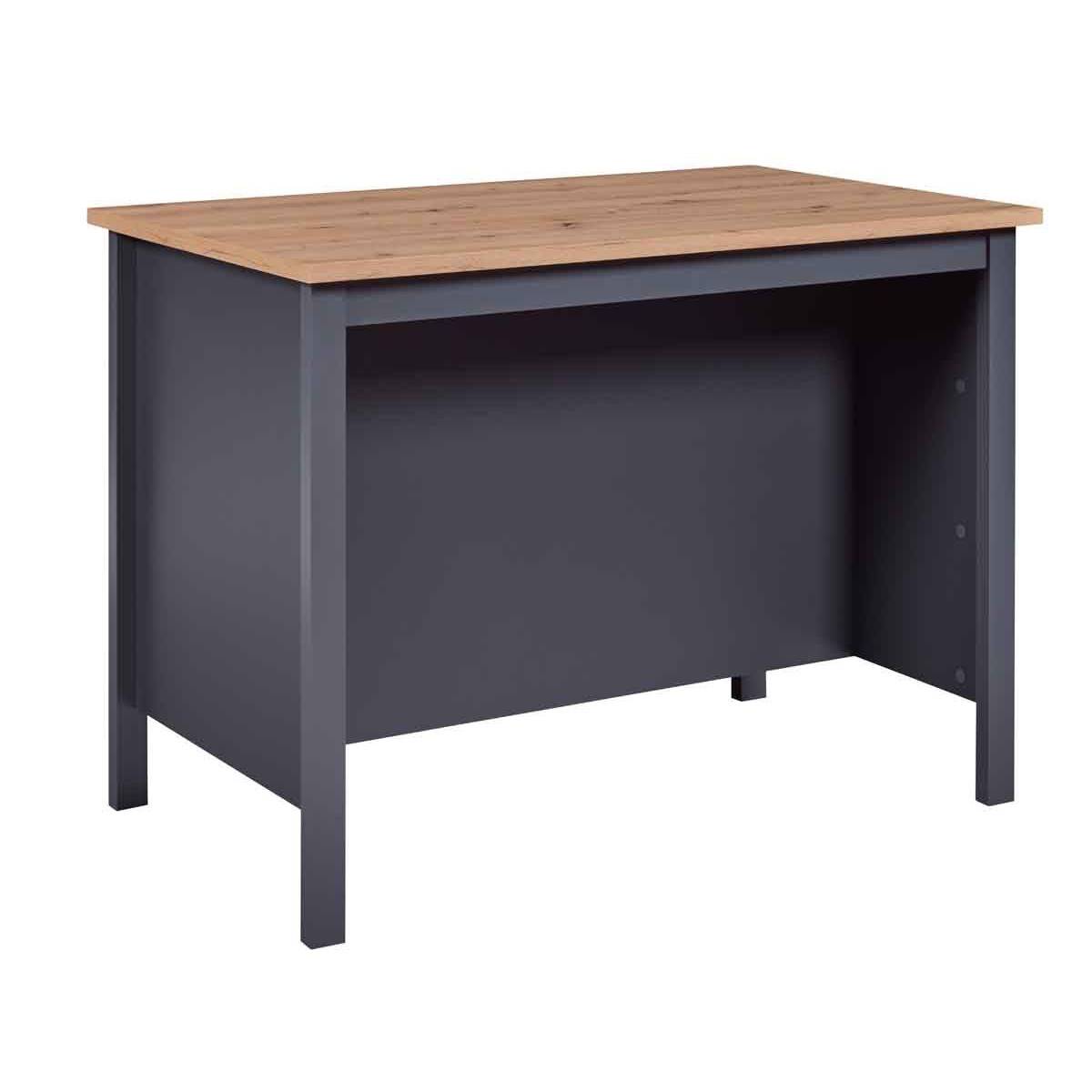 Ilot de Cuisine "Melina" 124cm Anthracite & Chêne - Image 6