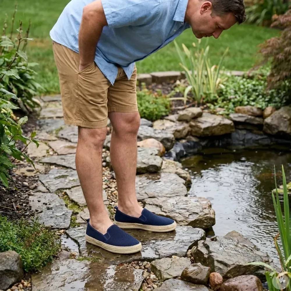 Espadrilles Homme Bleu Marine - Tige Basse - Image 5