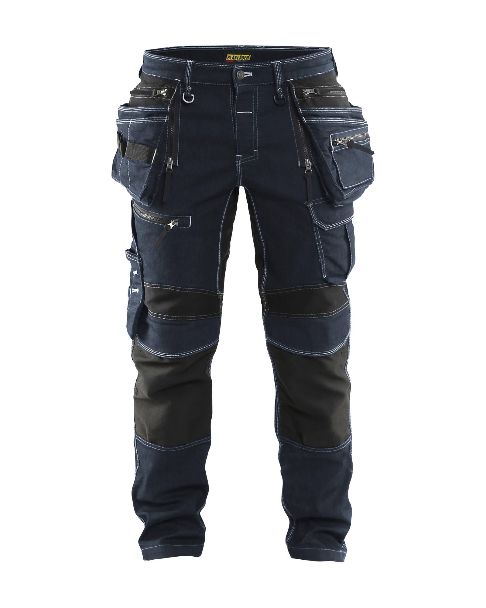 Pantalon X1900 Artisan stretch 2D marine/noir T40 - BLÅKLÄDER - 199011418999C46