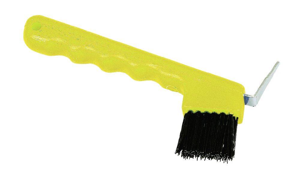 Cure pieds - Brosse de nettoyage intégrée - Jaune