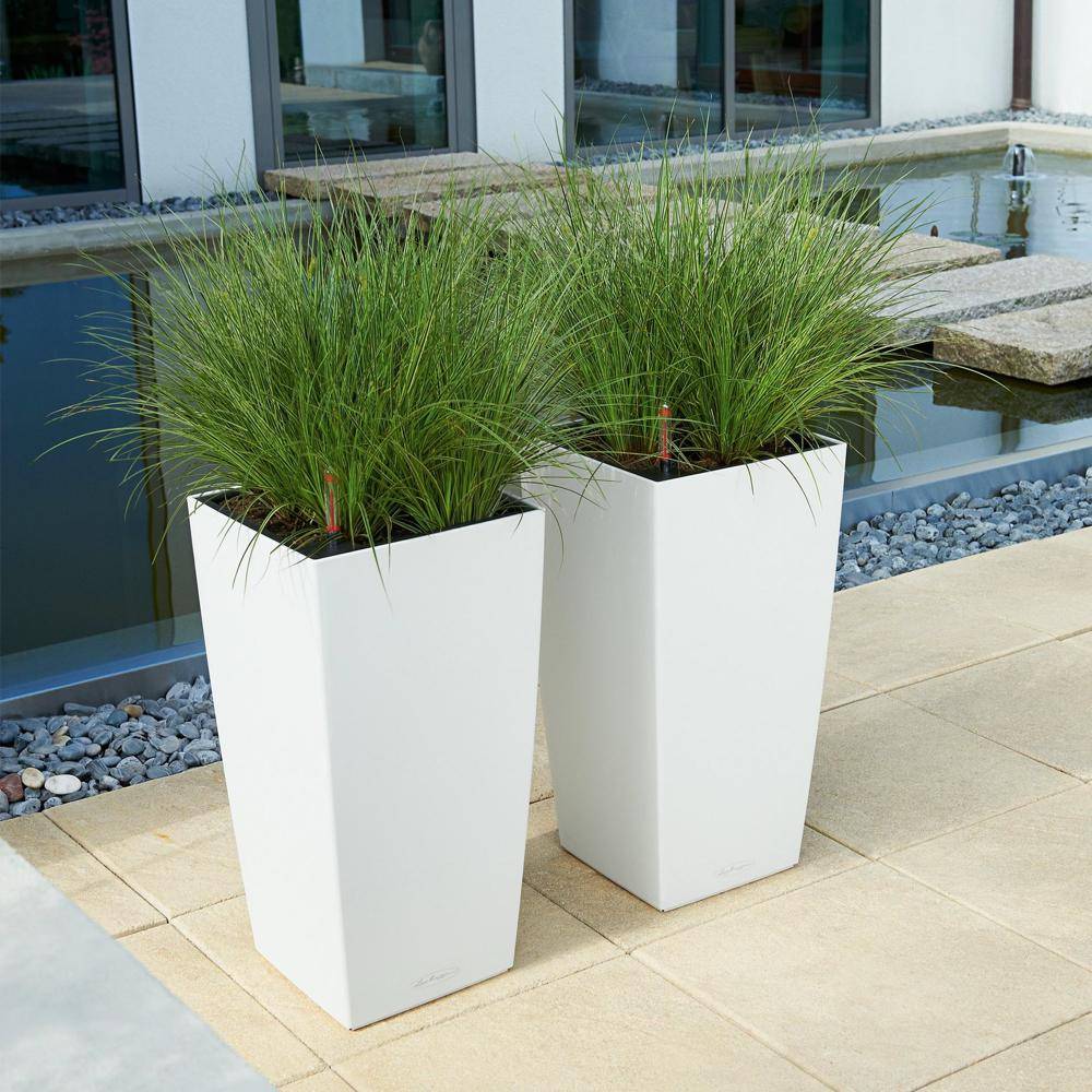 Lechuza - POT CUBICO COLOR  BLANC D30CM - Image 4