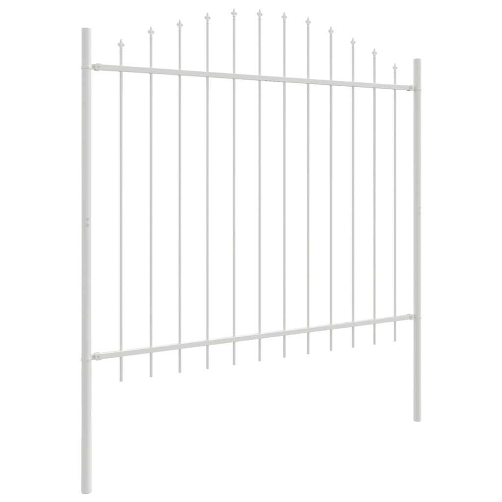 Maison Chic - Clôture de jardin - Panneau de clôture - Palissade Blanc 170 x 125 cm g470 - Image 3