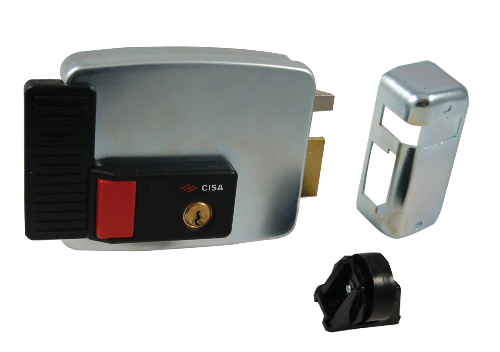 Serrure électrique horizontal à cylindre cisa 12V AXE 60mm CYL 50mm Gauche NORMBAU - 3005306000 - Image 2