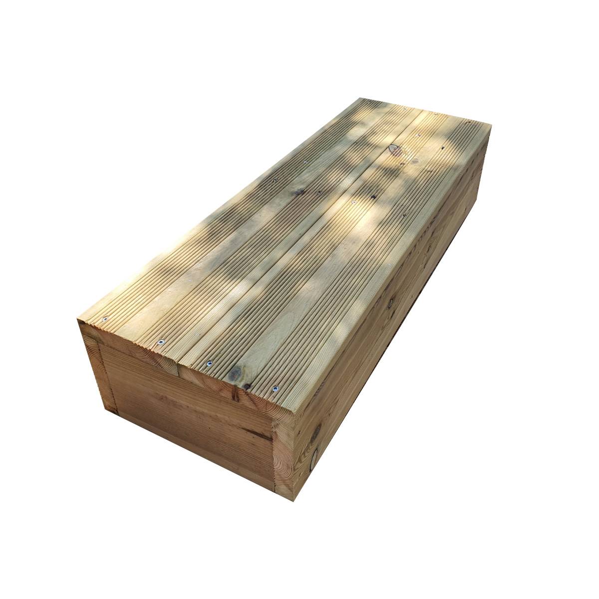 BLOCKY - Marche d'escalier modulable - 2 planches L-60cm H17cm - Image 1