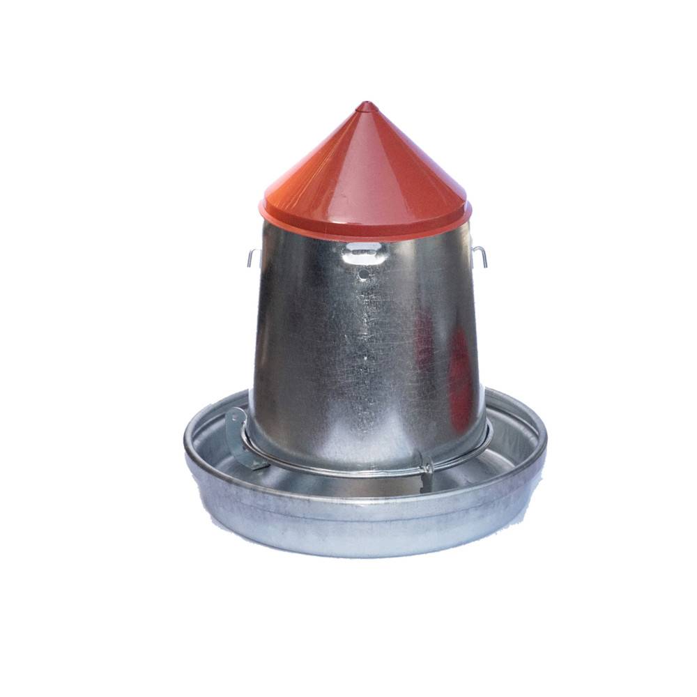 Vadigran - Vadigran - Silo d'alimentation galvanisé contenance 9 litres ø 33 cm pour volailles - Image 5