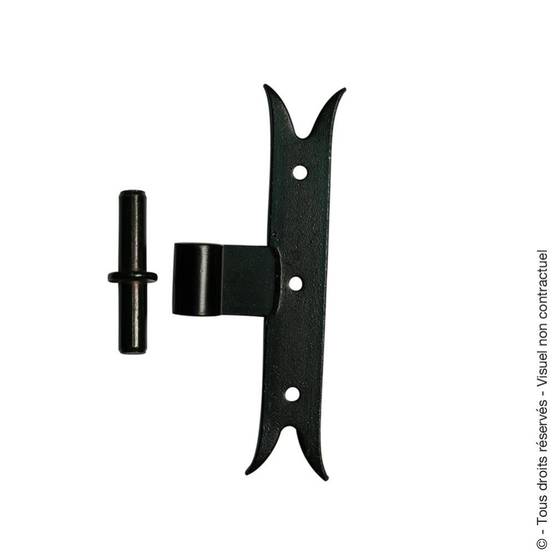 Afbat - Gond tableau acier prépeint, H.235x Diam.14 mm - Image 1