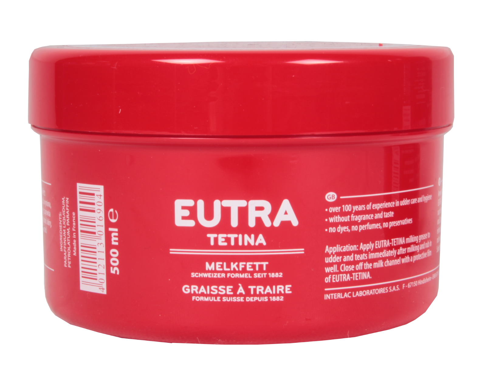 Eutra - Graisse à traire EUTRA 500 ML - Image 1