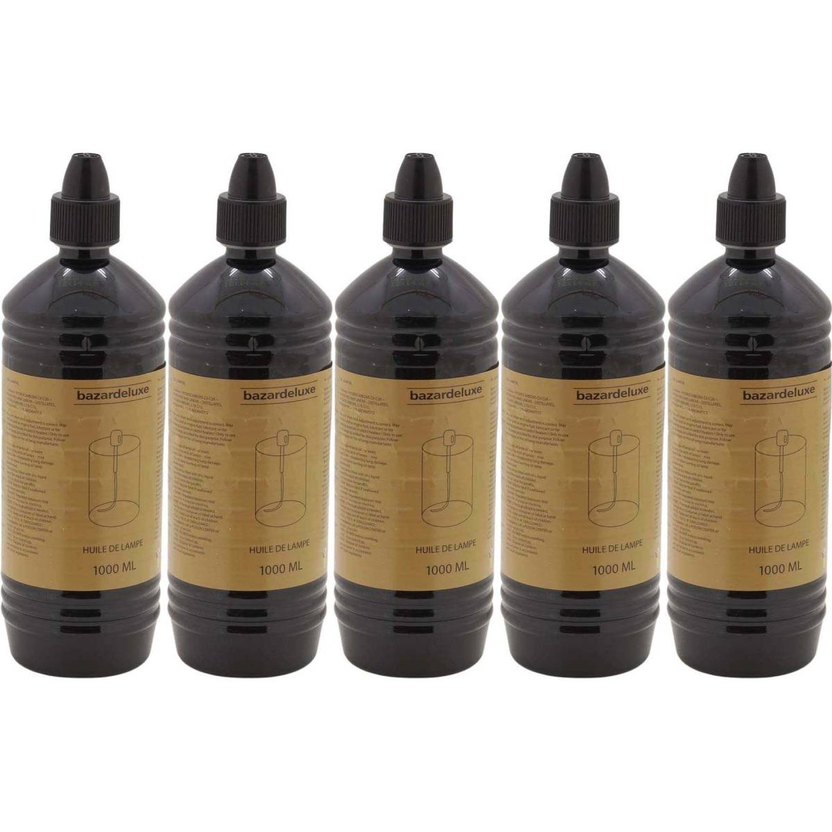 Bazardeluxe - Huile de paraffine pour lampe Lot de 5 - Image 1