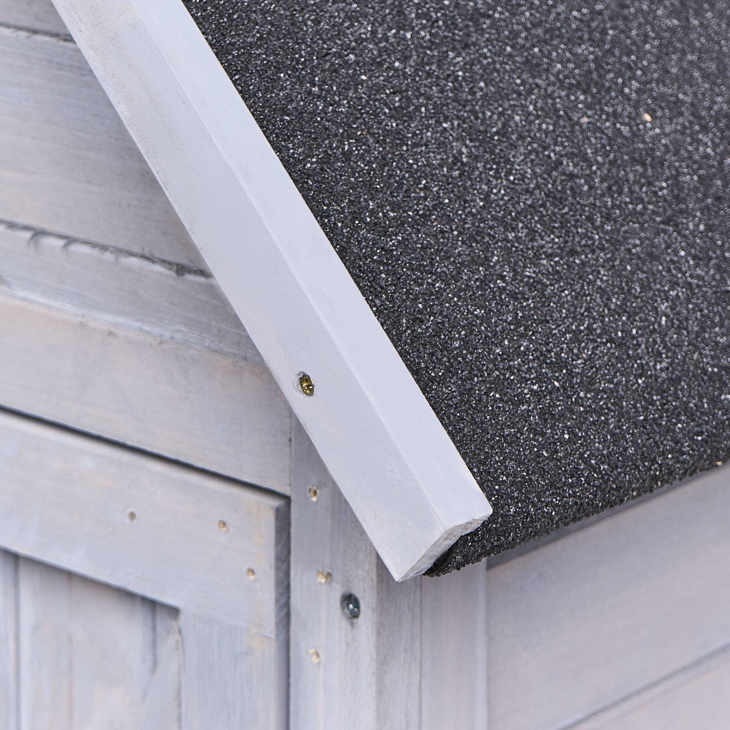 Beliani - Abri de jardin Bois de sapin Gris SENIGA - 85x46x183- Beliani - Image 7