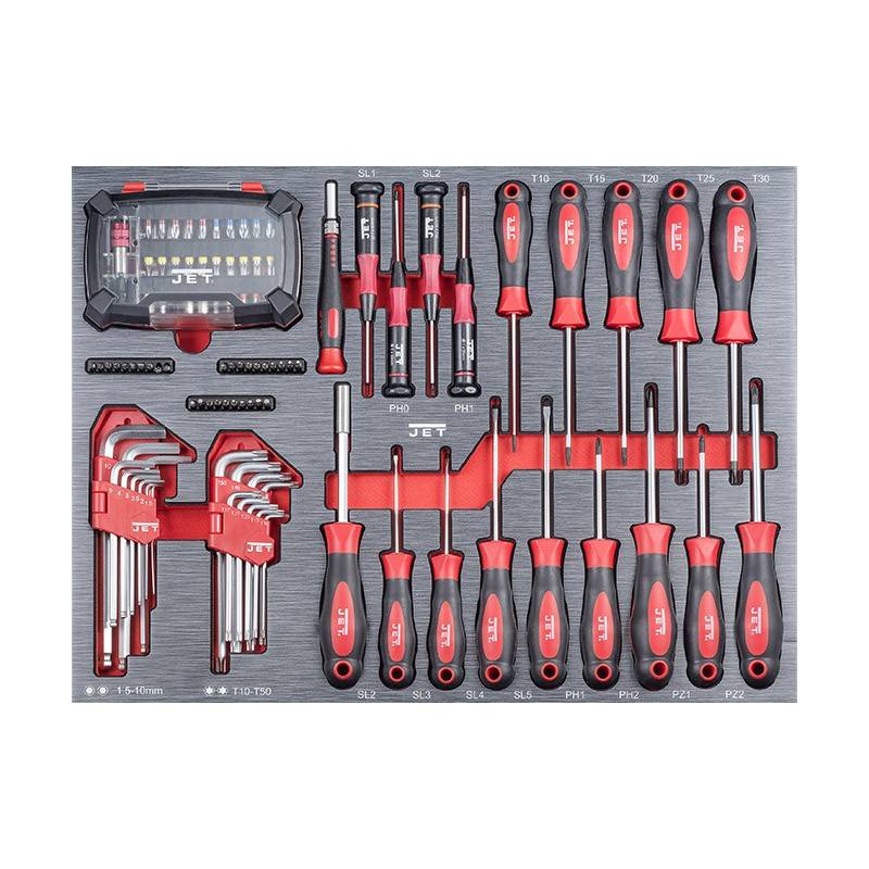 Servante d'atelier de 412 outils avec bluetooth JET TOOLS - TT-412-WKS - Image 5