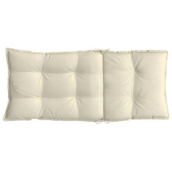 PANGIVO - Coussins de chaise à dossier haut tissu oxford crème 120 x 50 x 7 cm, poids:10.95kg - PANGIVO - Image 7